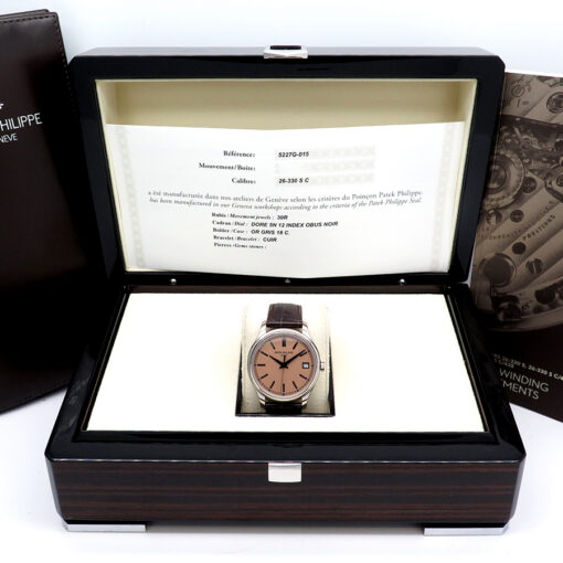 Patek Philippe 5227G-015 Calatrava with Rose Dial - Image 2