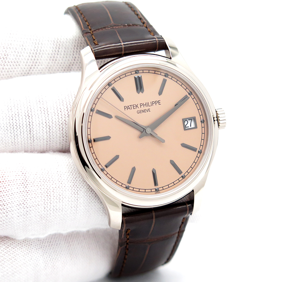 Patek Philippe 5227G-015 Calatrava with Rose Dial