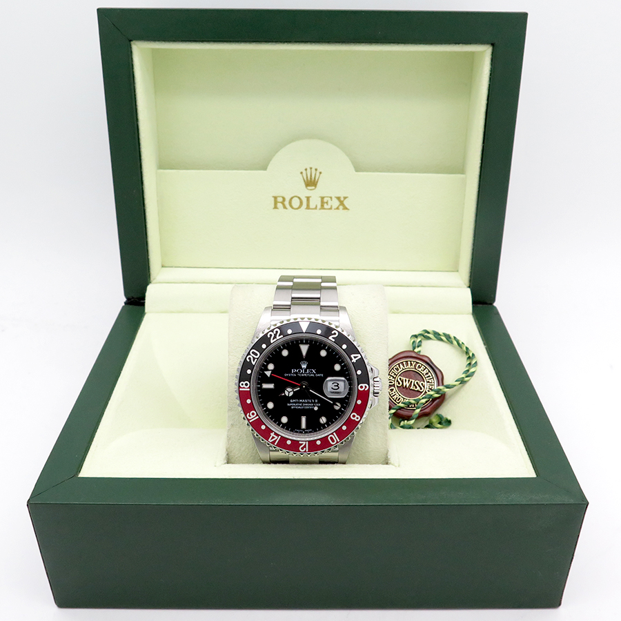 Rolex 16710 GMT Master II with Red/Black Bezel - Image 2