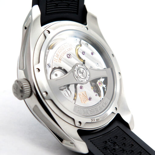 H. Moser & Cie 3200-1214 Pioneer Centre Seconds with Blue Lagoon fumé Dial - Image 5
