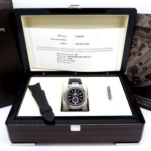 Alternative view of Patek Philippe 5726A Nautilus Annual Calendar Moonphase (New Old Stock)