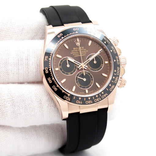 Rolex 126515LN Cosmograph Daytona 18K Rose Gold with Chocolate Dial