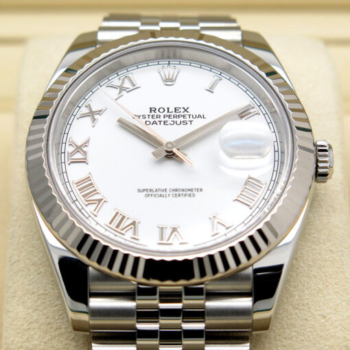 Rolex 126334 Datejust 41 with White Roman Dial on Jubilee - Image 3