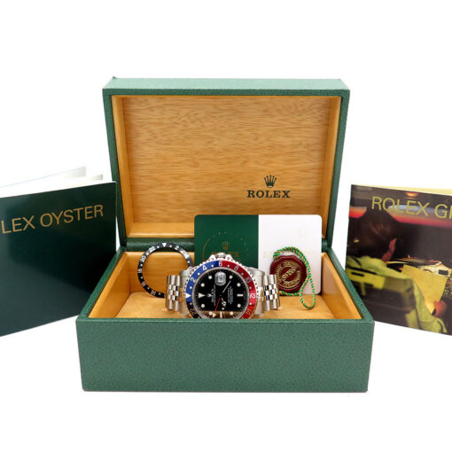 Rolex 16710 GMT Master II with Red & Blue Bezel on Jubilee - Image 2