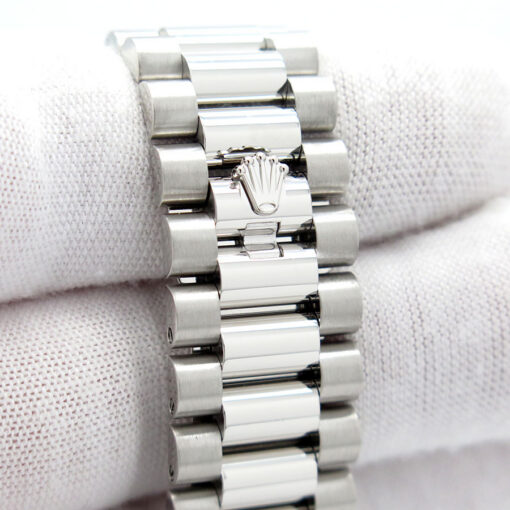 Rolex 228236 Day Date 40 Platinum with Ice Blue Stick Dial - Image 8