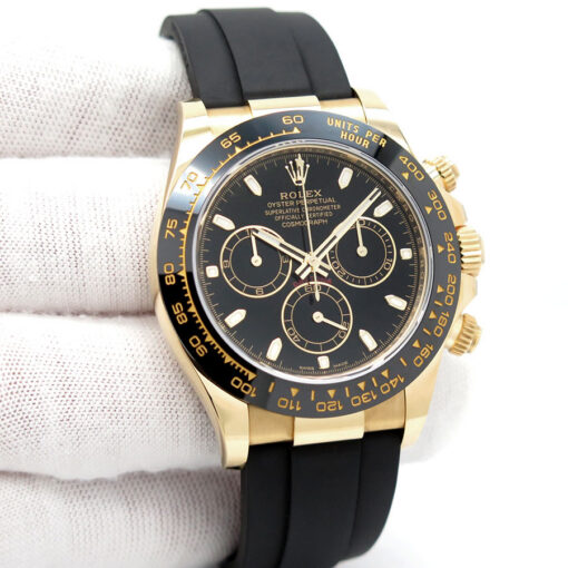 Rolex 116518LN Cosmograph Daytona 18K Yellow Gold with Black Dial