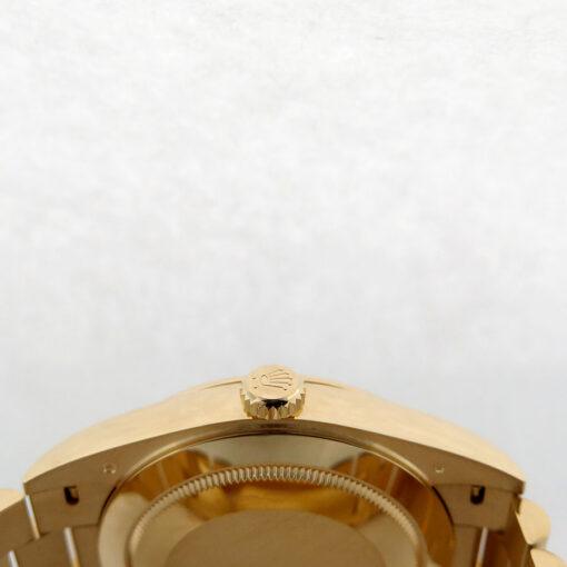 Rolex 228238 Day Date 40 18K Yellow Gold with Green Roman Dial - Image 5
