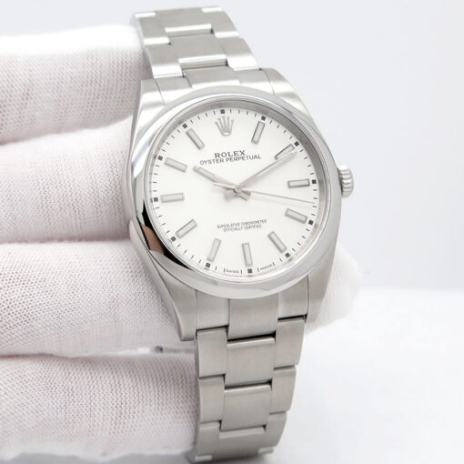 Rolex 114300 Oyster Perpetual with White Dial