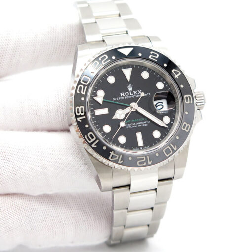 Rolex 126710GRNR GMT Master II on Oyster