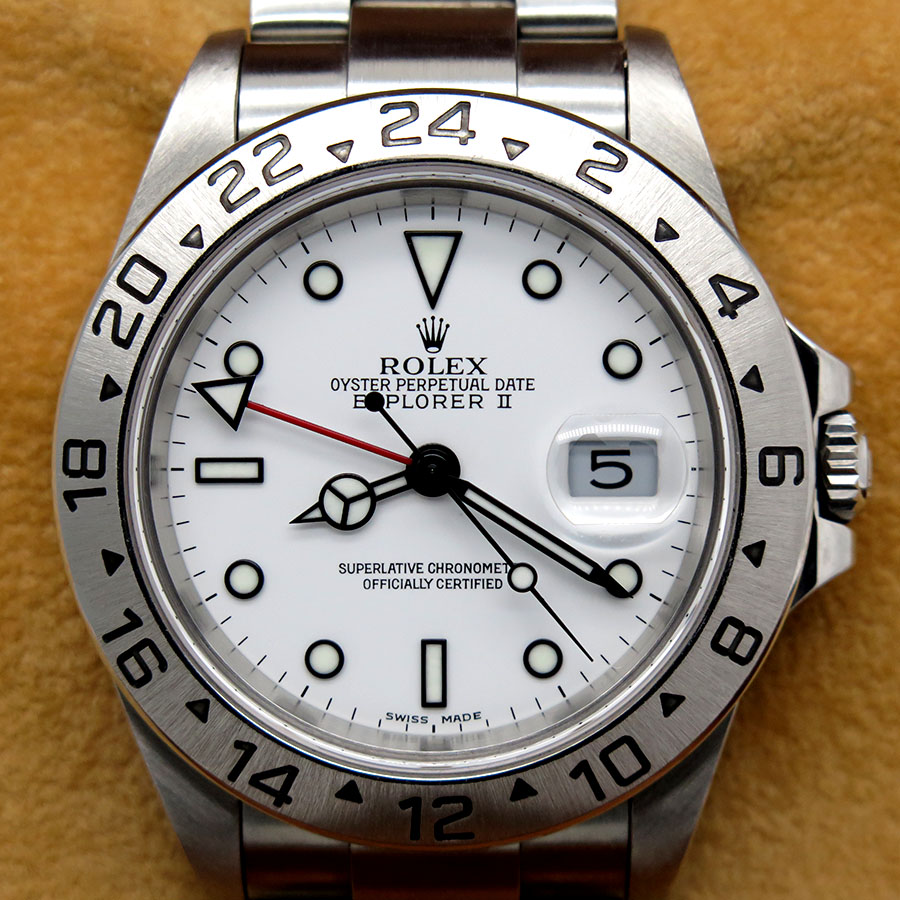 Rolex 16570 Explorer II with White Dial - Image 3