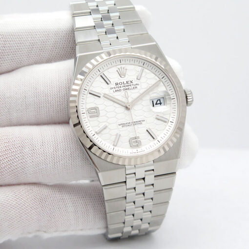 Rolex 127334 Land-Dweller 40 with White Dial