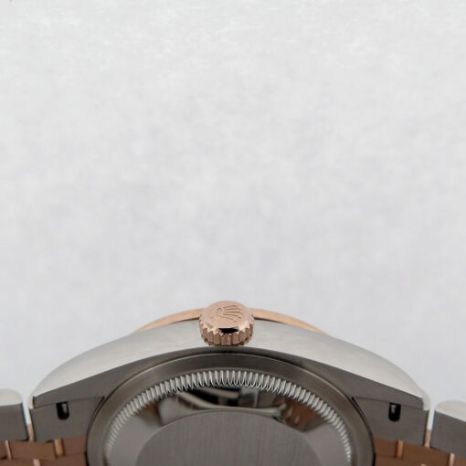 Rolex 126281RBR Datejust 18K/SS with Slate Roman Diamond VI & IX Dial Diamond Bezel on Jubilee - Image 5
