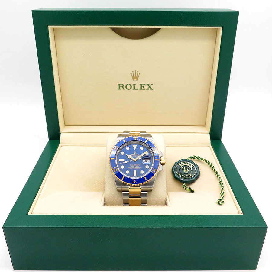 Rolex 116613LB Submariner 18K/SS Blue Dial - Image 2