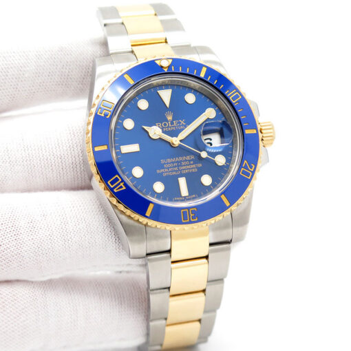 Rolex 116613LB Submariner 18K/SS Blue Dial