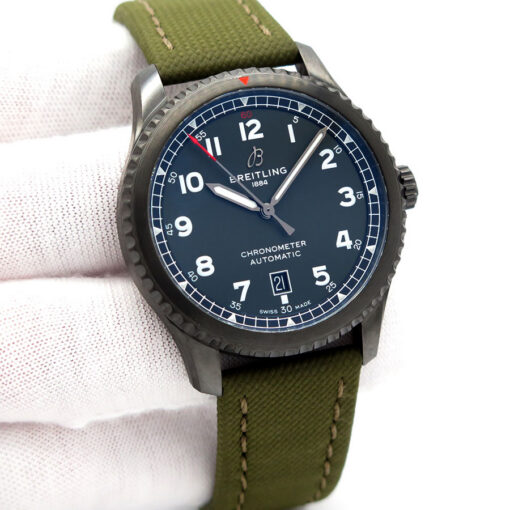 Breitling M17315 Aviator 8 Automatic 41mm Black Steel Curtiss Warhawk