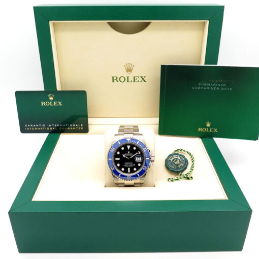 Alternative view of Rolex 126619LB Submariner 41 18K White Gold