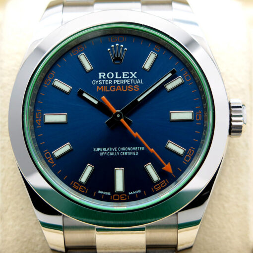 Rolex 116400GV Milgauss with Blue Dial - Image 3