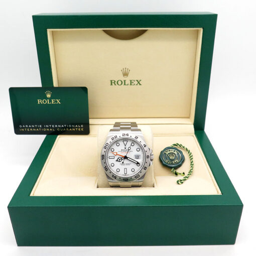 Alternative view of Rolex 226570 Explorer II with White Dial