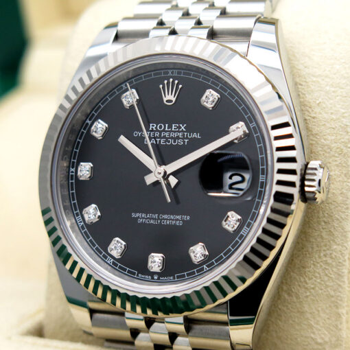 Rolex 126334 Datejust 41 with Black Diamond Dial on Jubilee - Image 4