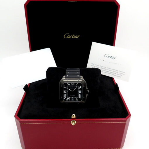 Alternative view of Cartier WSSA0039 Santos de Cartier Large ADLC Steel