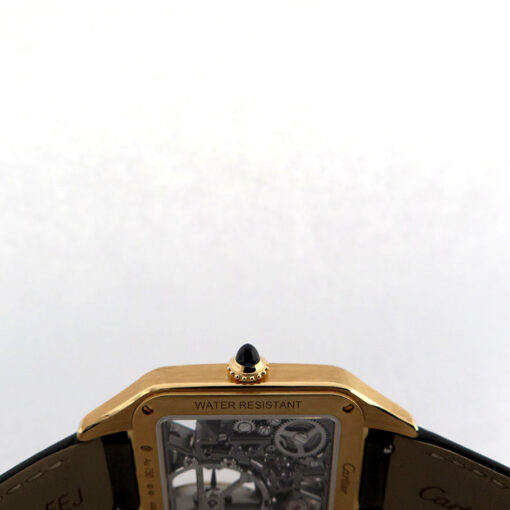 Cartier WHSA0043 Santos-Dumont Skeleton Micro-Rotor 18K Yellow Gold - Image 6