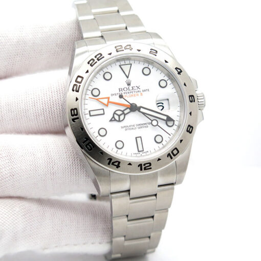 Rolex 216570 Explorer II with White Dial