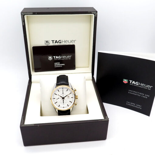 Alternative view of Tag Heuer CAR2150 Carrera Calibre 1887 Automatic 18K/SS