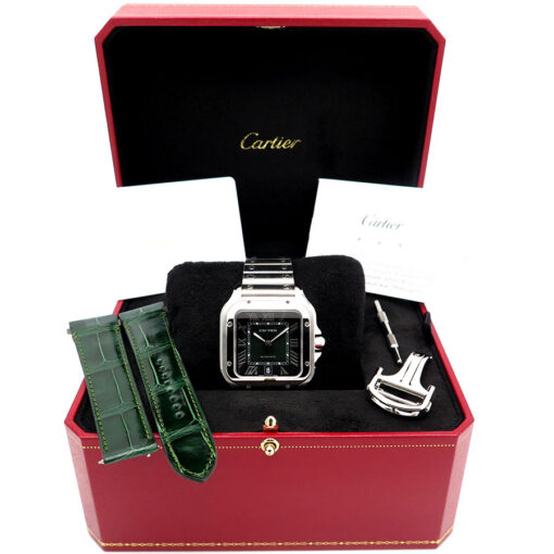 Cartier WSSA0062 Santos de Cartier Large with Green Dial - Image 2