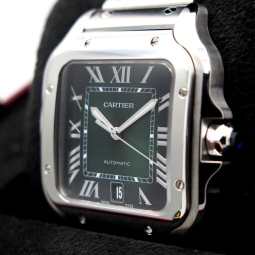 Cartier WSSA0062 Santos de Cartier Large with Green Dial - Image 3