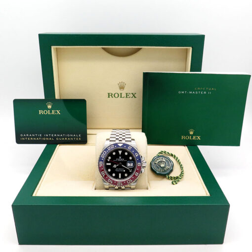 Alternative view of Rolex 126710BLRO GMT Master II on Jubilee