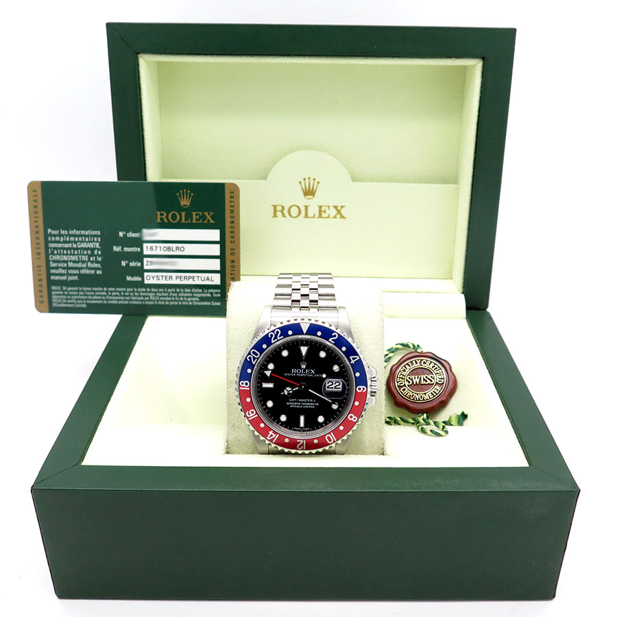 Rolex 16710BLRO GMT Master II with 3186 movement on Jubilee - Image 2