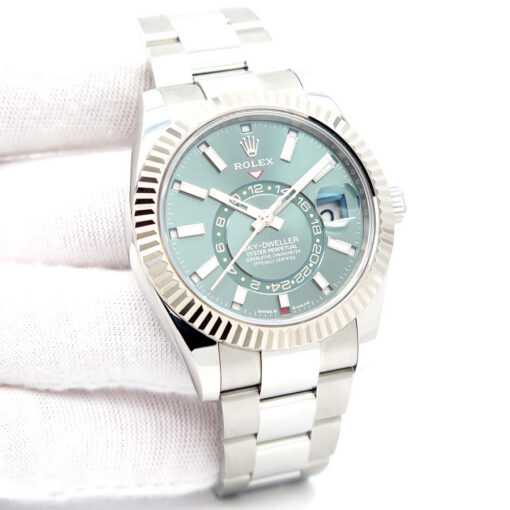 Rolex 336934 Skydweller with Mint Green Dial on Oyster