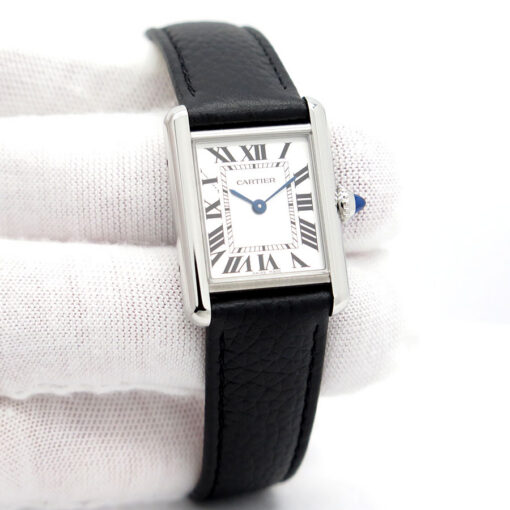 Cartier WSTA0135 Tank Must Small Quartz with Silver Dial