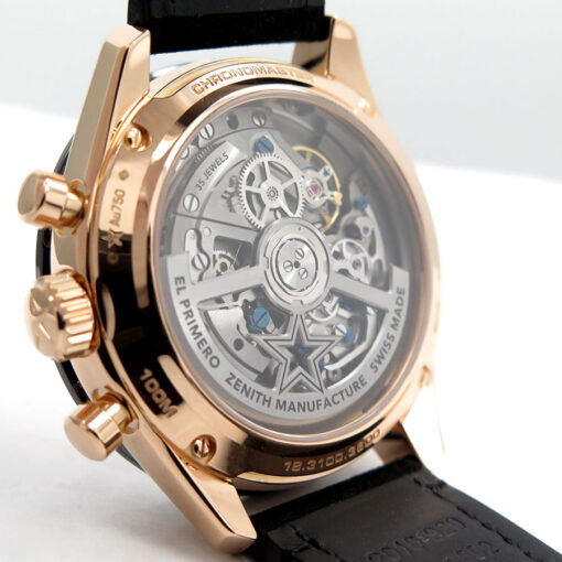 Zenith Chronomaster Sport 18k Rose Gold with White Dial - Image 4