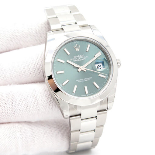 Rolex 126300 Datejust 41 with Mint Green Dial on Oyster