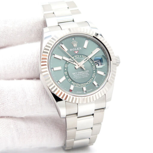 Rolex 336934 Skydweller with Mint Green Dial on Oyster