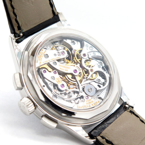 Patek Philippe 5170P Platinum Chronograph with Blue Diamond Baguette Dial - Image 5