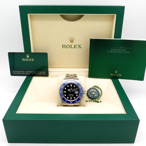 Alternative view of Rolex 126619LB Submariner 41 18K White Gold