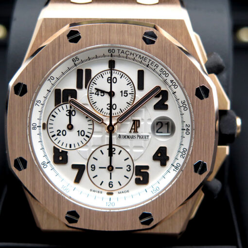 Audemars Piguet 26170OR Royal Oak Offshore Chronograph 18K Rose Gold on Bracelet - Image 3