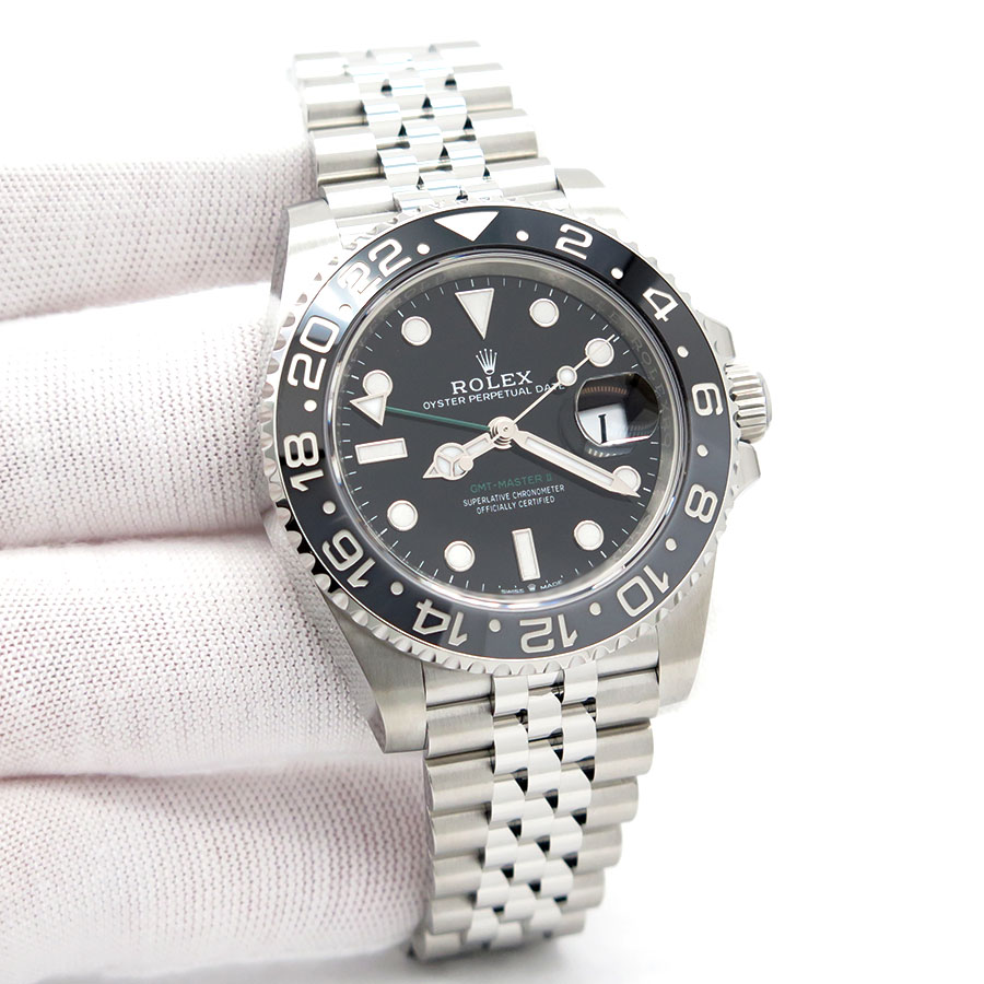 Rolex 126710GRNR GMT Master II on Jubilee
