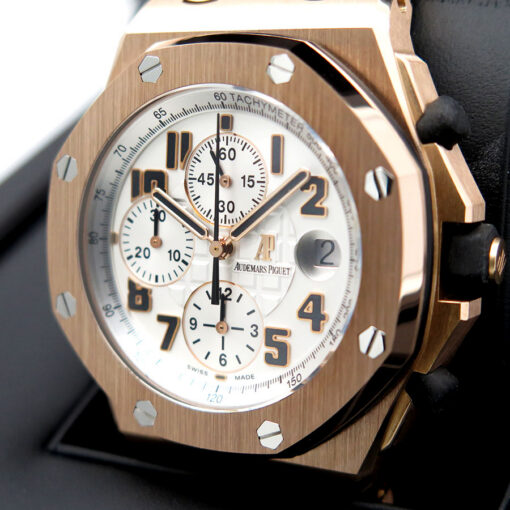 Audemars Piguet 26170OR Royal Oak Offshore Chronograph 18K Rose Gold on Bracelet - Image 4