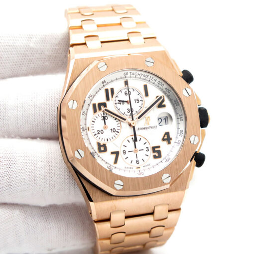 Audemars Piguet 26170OR Royal Oak Offshore Chronograph 18K Rose Gold on Bracelet