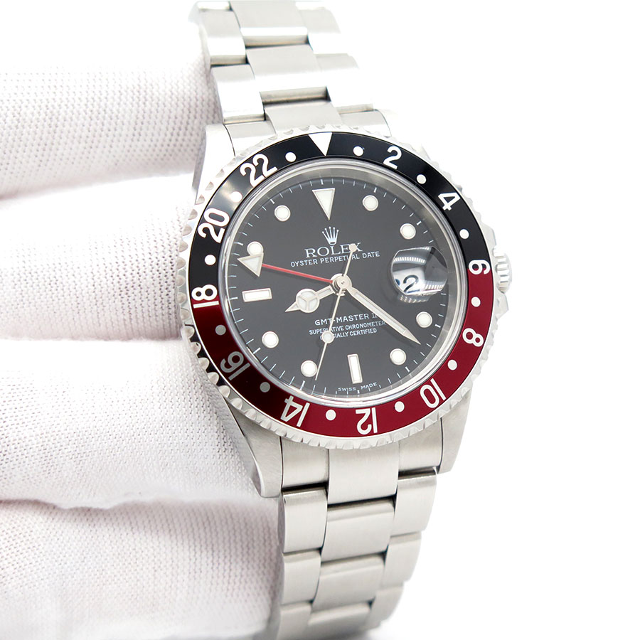 Rolex 16710 GMT Master II with Red & Black Bezel