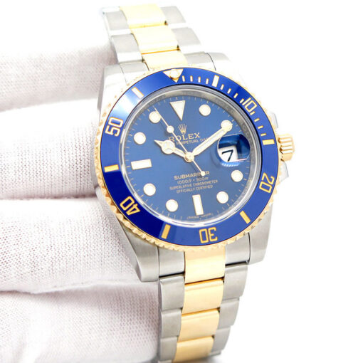 Rolex 116613LB Submariner 18K/SS Blue Dial
