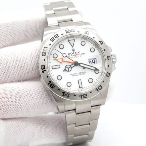 Rolex 216570 Explorer II with White Dial