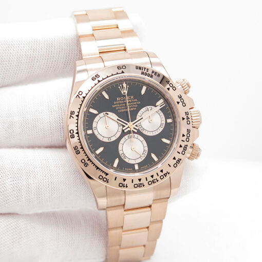 Rolex 126505 Cosmograph Daytona 18K Rose Gold with Black Dial