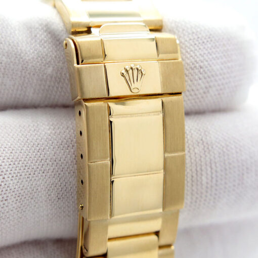 Rolex 16628 Yachtmaster 18K Yellow Gold with White Dial - Image 7