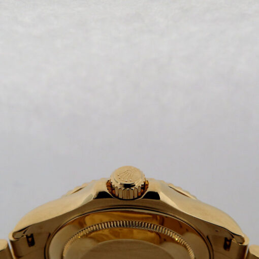 Rolex 16628 Yachtmaster 18K Yellow Gold with White Dial - Image 4