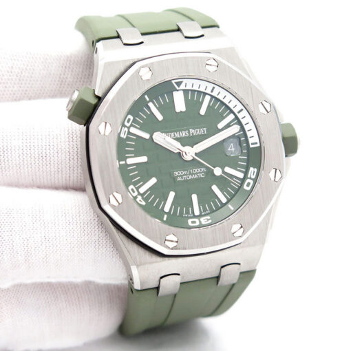 Audemars Piguet 15710ST Royal Oak Offshore Diver with Green Dial