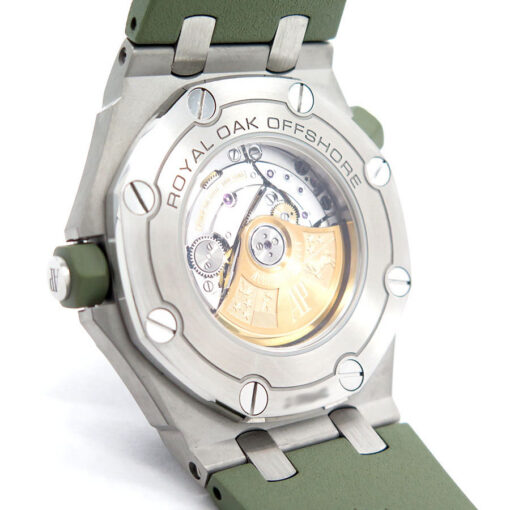 Audemars Piguet 15710ST Royal Oak Offshore Diver with Green Dial - Image 4